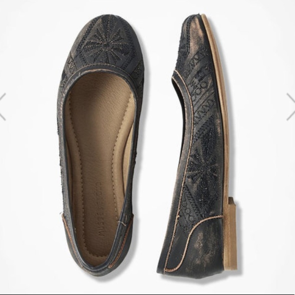 Musse & Cloud Kendal distressed leather flats 8